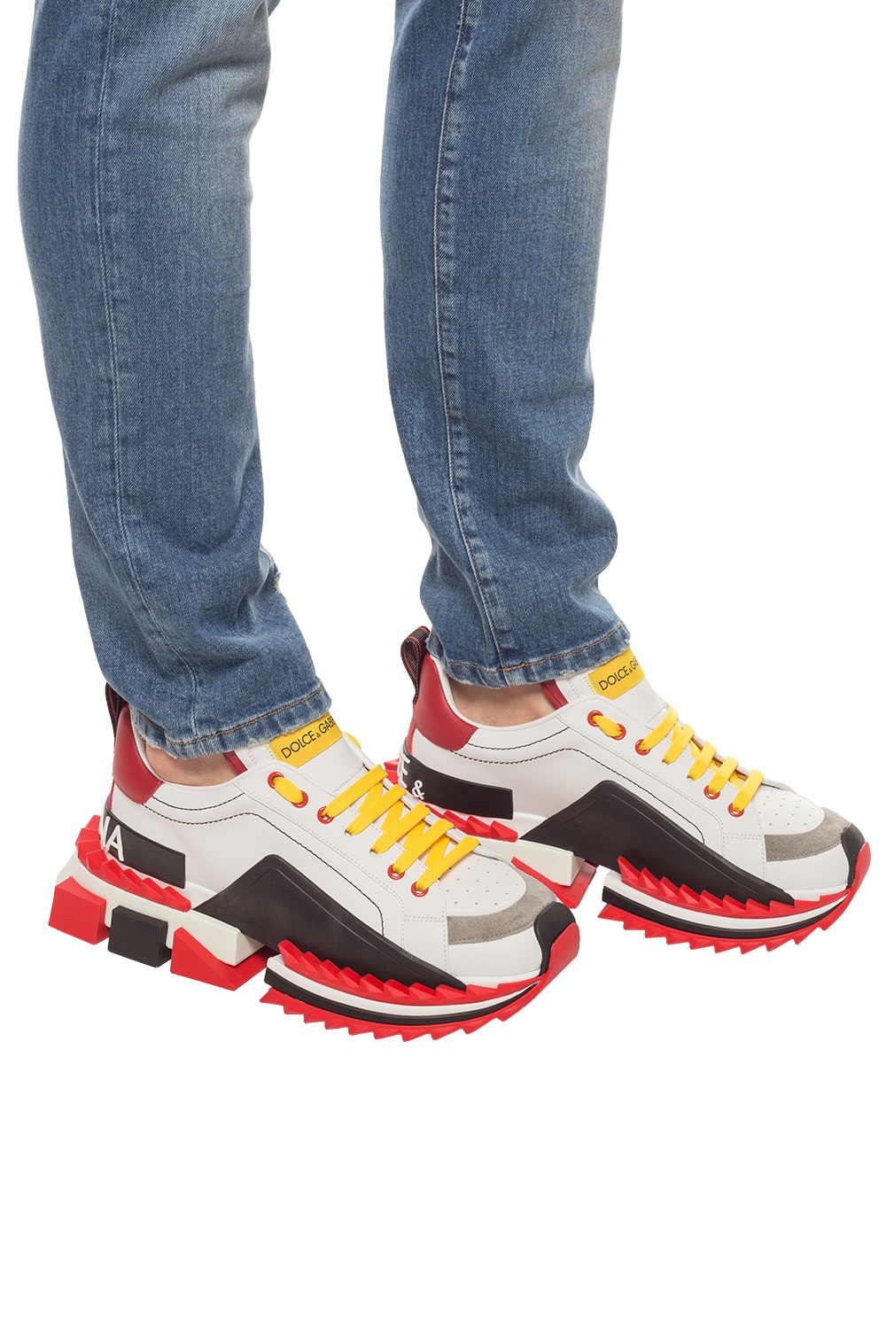 Dolce & gabbana super king multi hot sale colored sneakers